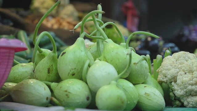 kaddu courgette round, vegetable, pumpkin