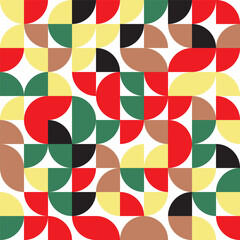 Abstract Geometric Pattern generative computational art illustration, Colourful easy pattern eps10