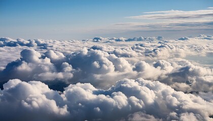 Abstract cloud formations in the sky.