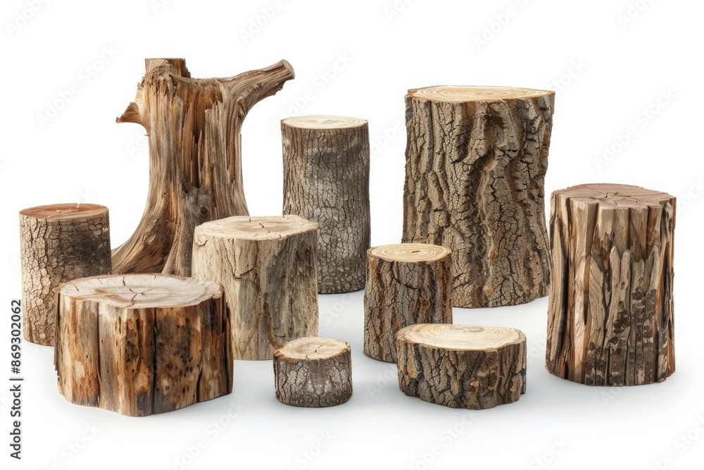 Poster a collection of logs stacked next to each other, suitable for use as a background or in still life c
