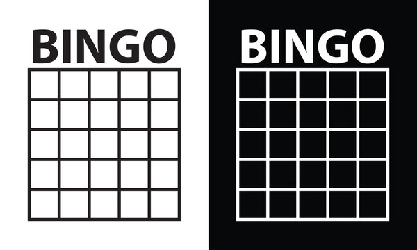 Bingo board icon. Lottery tickets sign. Lotto bingo cards symbol. flat style. Vector illustration. EPS 10