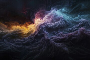 Surreal abstract art intertwining imaginative elements and unique visuals to create a mesmerizing impact.