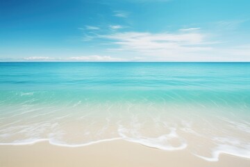 Obraz premium Beach and sea clear water beach backgrounds outdoors.