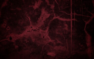 Close-up long and wide texture of natural red fabric or cloth in light red color. Fabric texture of natural cotton or linen textile material. Red canvas background.