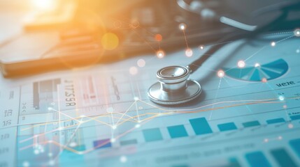 Stethoscope on Charts with Data Visualization