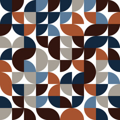 Abstract Geometric Pattern generative computational art illustration, Colourful easy pattern eps10