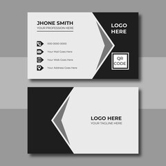Creative modern Corporate Business card design template, Clean professional business card template, visiting card, business card template for business and personal use. Vector illustration design