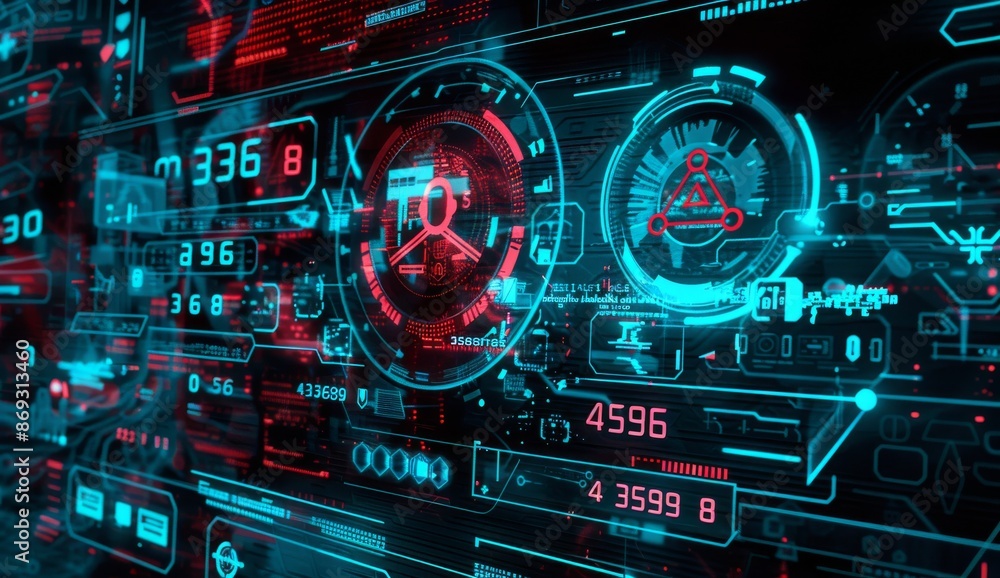 Poster a set of futuristic frame user interface screens. set of audio callouts for communication. abstract 
