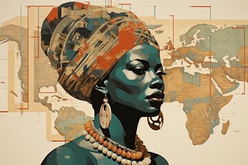 Often explores complex themes of identity, gender, race, colonialism, and the environment, drawing from a wide range of cultural references including African traditions, mythology, and science fiction