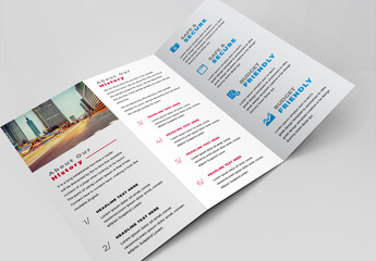 Corporate Clean Trifold Brochure Template