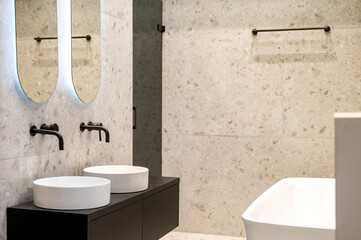 Luxurious Bathroom with Double Sink