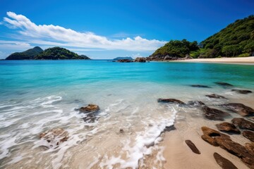 Fototapeta premium Island beach landscape outdoors.