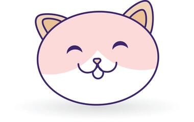 Cute cat icon