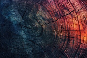 Fototapeta premium Close-up view of a wooden plank surface