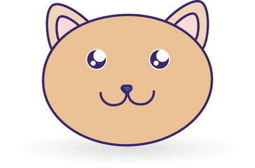 Cute cat icon