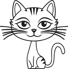 Fototapeta premium cat with a eyes