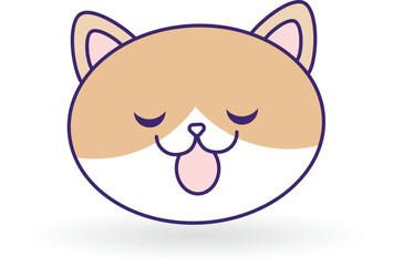Cute cat icon
