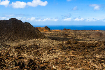 Timanfaya National Park  also known as Fire Mountains ( Las Montañas del Fuego ). Volcanic...