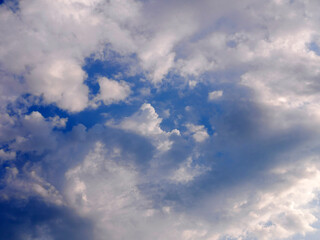 Abstract clouds background with blue sky background