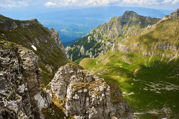 Mountains in the summer