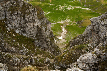 Mountains in the summer