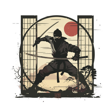Digital art samurai