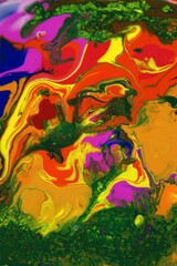 Luxury abstract fluid art painting background.