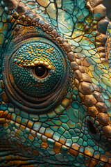 Naklejka premium Close up of an iguana