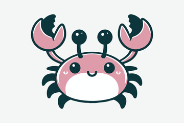 crab art vector silhouette illustration