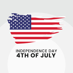 Independence day United States of America. Vector