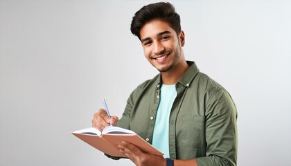 Inspired student sketching ideas for a creative project.