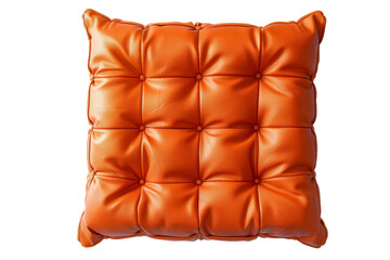 Obraz premium Stylish Couch Cushion with Pattern Isolated on Transparent Background