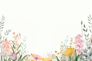 Naklejka premium Spring and summer flower backgrounds outdoors. 