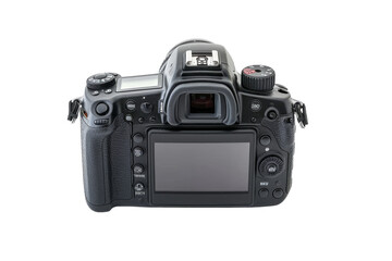 Modern Digital Camera Isolated on Transparent Background