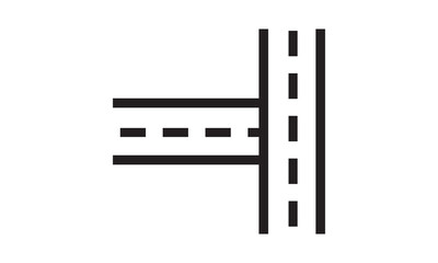 Road vector icon in outline, glyph, filled outline style. Three icon style variants in one pack.. Vector. EPS 10/AI