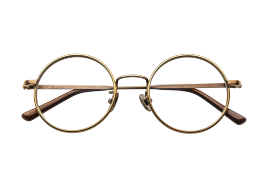 Stylish Eyeglasses Frames Isolated on Transparent Background