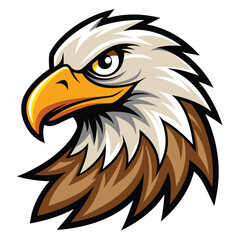 mascot vector bald eagle