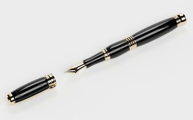 Realistic 3D Render of Luxury Pen