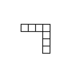 Crossword puzzle vector illustration