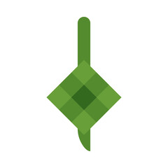 Ketupat flat icon