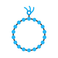 Beads flat icon