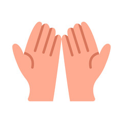 Hands flat icon