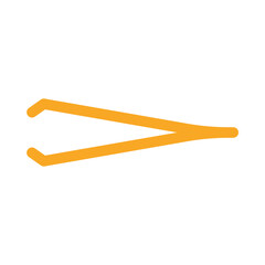 Tweezers icon flat icon