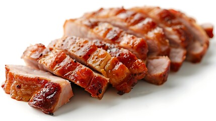 Meat with rich sheen roasted food imagery luxurious meat concept