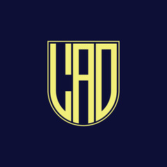 lad letter logo design