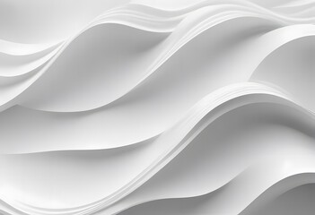 Abstract white and light gray wave modern soft luxury texture with smooth and clean vector subtle background illustration. white wave curve lines banner background design. White wave modern abstract b