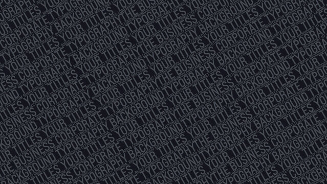 Typography Background