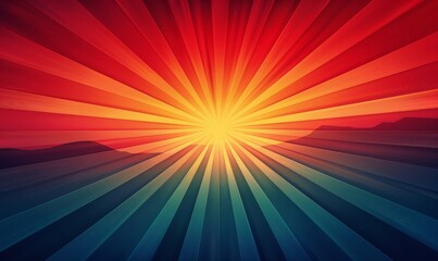 Obraz premium Gradient sun rays background