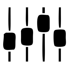 Fototapeta premium dj icon vector banner logo illustration