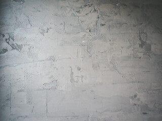 Close-up of gray cement texture in Loft style for building and construction backgrounds.   
